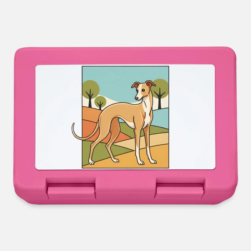 Italian Greyhound - Lunchbox - pink