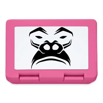 Grumpy Gorilla – Monkeys Silverback Jungle - Lunchbox - pink - Front