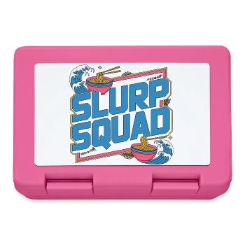 Ramen Slurp Squad Noodle Bowl Loves Japanese Food - Lunchbox - pink - Front