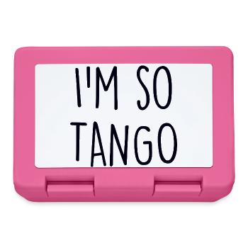 Danseur de tango - Boîte à goûter - rose - Devant