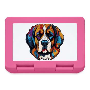 Dog Comic - Lunchbox - pink - Front