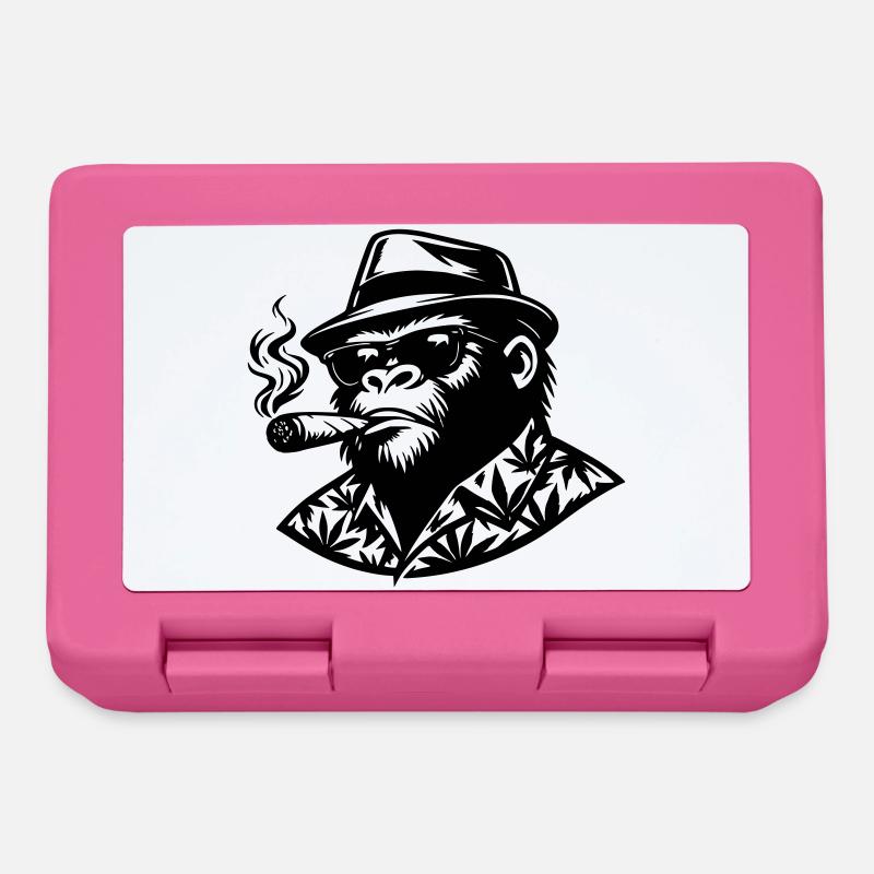 Affenrauch - Brotdose - Pink