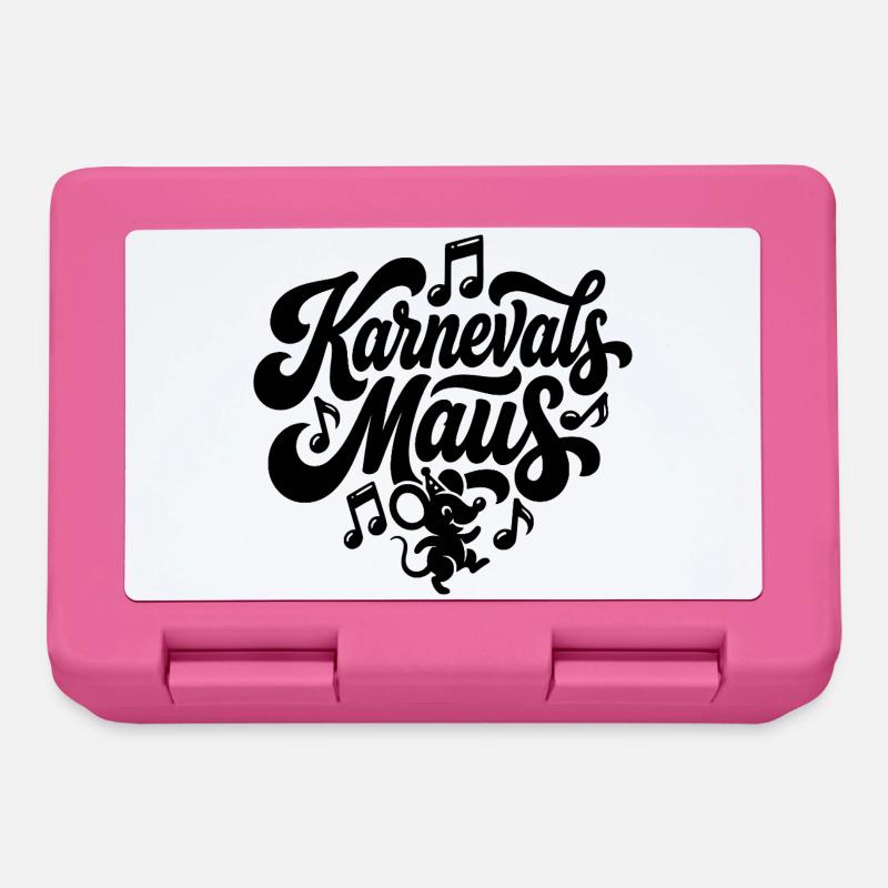 Karnevalsmaus Karneval Köln Kölner Karnevals Maus - Brotdose - Pink
