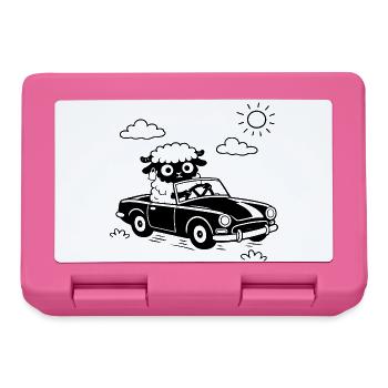 Sheep Convertible - Lunchbox - pink - Front