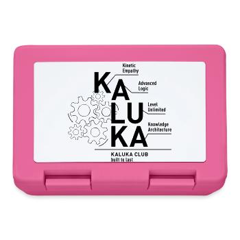 KALUKA_Club_Zahnraeder - Lunchbox - pink - Front