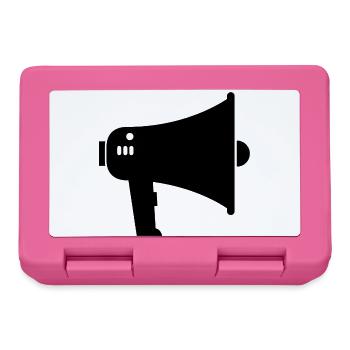 megaphone - Lunchbox - pink - Front