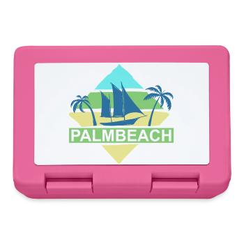 Palm Beach Summer Style Vacation Shirt - Lunchbox - pink - Front