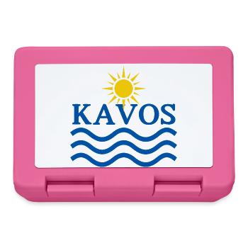 KAVOS Coastal Sun Waves - Lunchbox - pink - Front