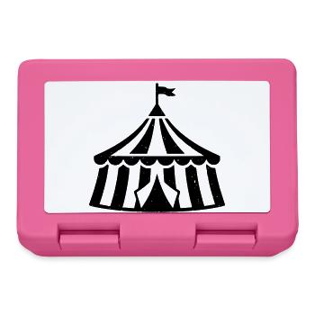 Circus Tent Circus Vintage Grunge - Lunchbox - pink - Front