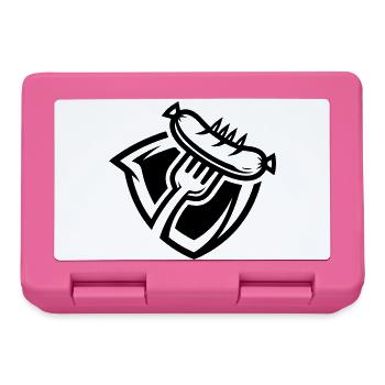 Wurst Gabel - Brotdose - Pink - Vorne
