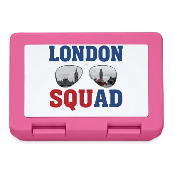 Équipe de Londres 2026 - Boîte à goûter - rose - Devant