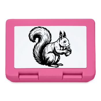 Squirrel - Lunchbox - pink - Front