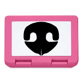 Dog nose - Lunchbox - pink - Front