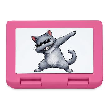 Dabbing Russian Blue - Lunchbox - pink - Front