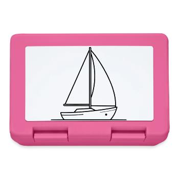 sailing ship - Lunchbox - pink - Front