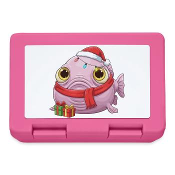 Drôle de Poisson-Blobfish - Noël avec... - Boîte à goûter - rose - Devant