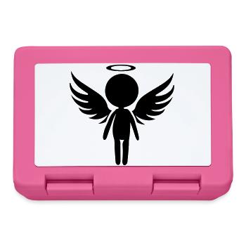 Symbole de l’ange - Boîte à goûter - rose - Devant