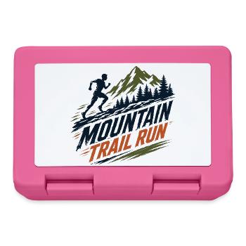 Course de montagne - Boîte à goûter - rose - Devant