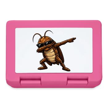 Dabbing Kakerlake Kakerlaken Kakerlake Design - Brotdose - Pink - Vorne