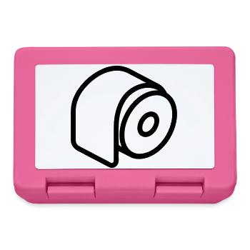 toilet paper roll - Lunchbox - pink - Front