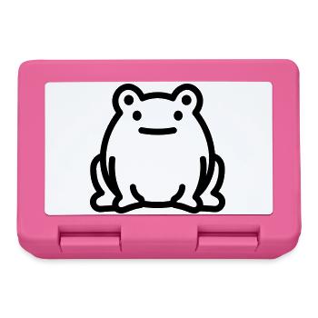 frog - Lunchbox - pink - Front