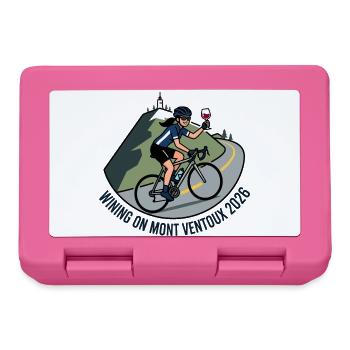 Wining On Mont Ventoux 2026 - Lunchbox - pink - Front