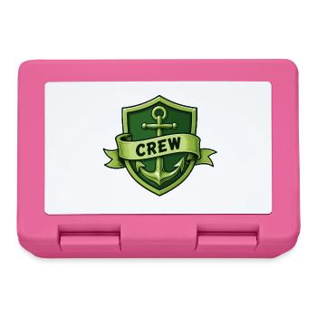 Crew Schild Anker Grafik - Brotdose - Pink - Vorne