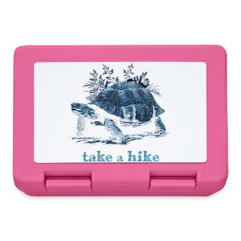 take a hike - Lunchbox - pink - Front