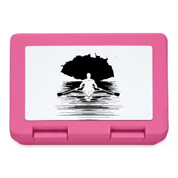 Ruderer Grafik - Brotdose - Pink - Vorne