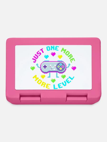 Retro Pixel Controller Level - Just one more level - Brotdose - Pink