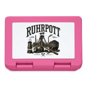 Ruhrpott - Bergbau - Zeche - Kumpel - Zollverein - Brotdose - Pink - Vorne