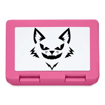 Halloween Fuchs – Spooky Fox Face - Brotdose - Pink - Vorne