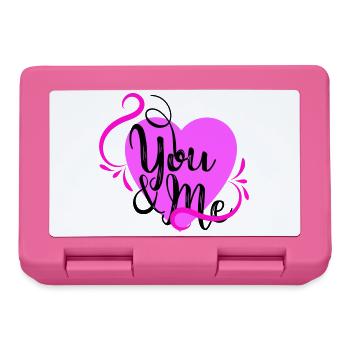 YOU AND ME - Brotdose - Pink - Vorne