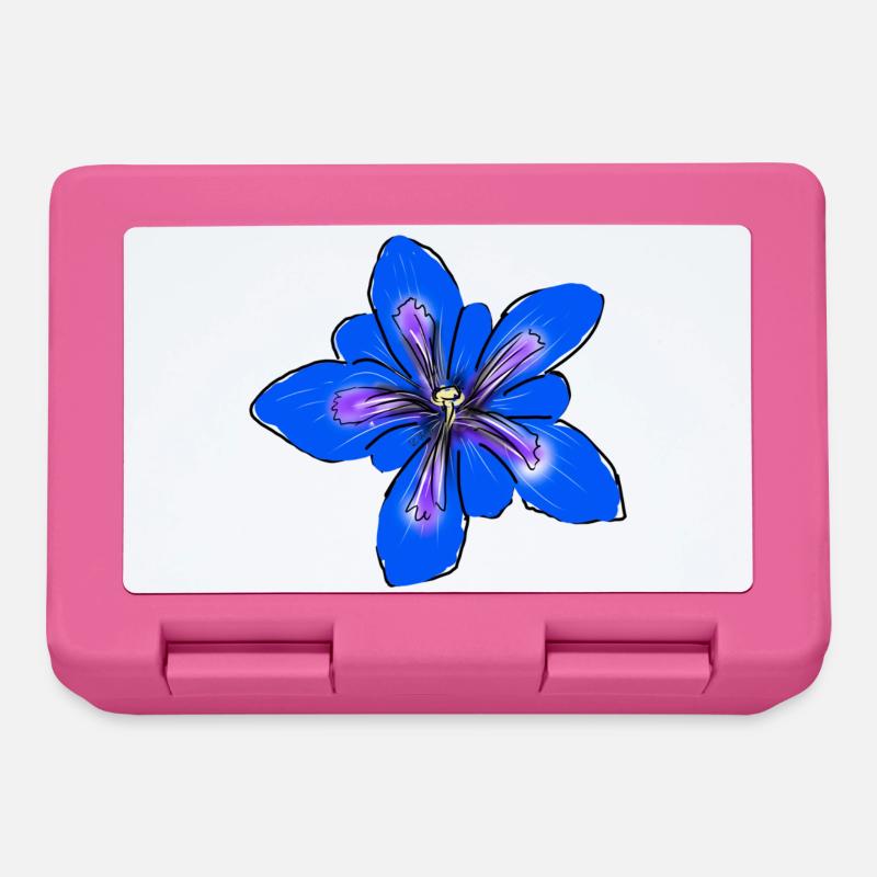 Enzian, Blume - Brotdose - Pink