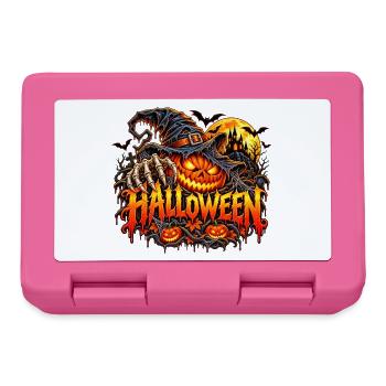 Halloween Kürbis mit Krallen - Brotdose - Pink - Vorne