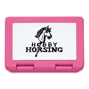 hobby horsing hobby horse Steckenpferd hobbyhorse - Brotdose - Pink - Vorne