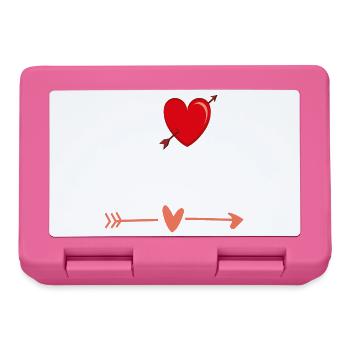 "Ich liebe Papa" - Brotdose - Pink - Vorne
