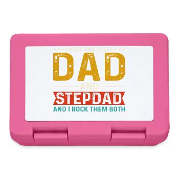 Stiefvater Papa - Brotdose - Pink - Vorne