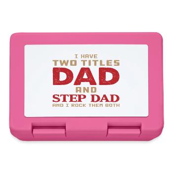 Stiefvater Papa - Brotdose - Pink - Vorne
