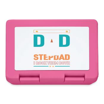Stiefvater Papa - Brotdose - Pink - Vorne