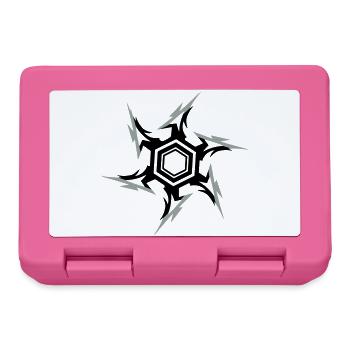 Ninja Étoile à lancer - Boîte à goûter - rose - Devant