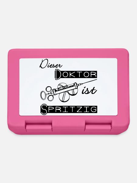 Doktor Spritzig Geschenk - Brotdose - Pink