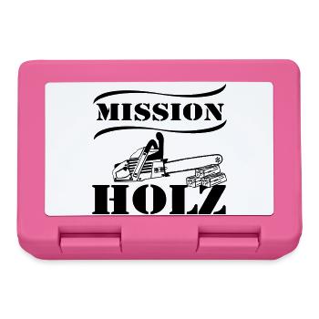 Motorsäge , Kaminholz , Mission Brennholz(25) - Brotdose - Pink - Vorne
