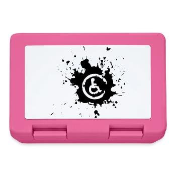 Wheelchair image splash # - Lunchbox - pink - Front