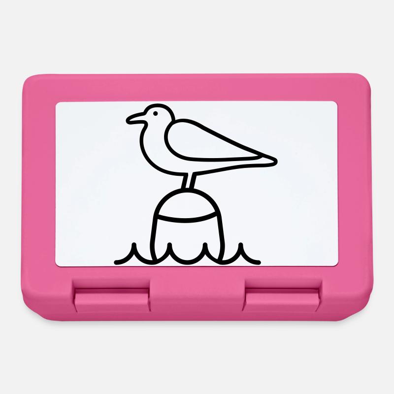 Möwe Moin - Brotdose - Pink