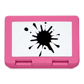 Farbspritzer-Bild* - Brotdose - Pink - Vorne