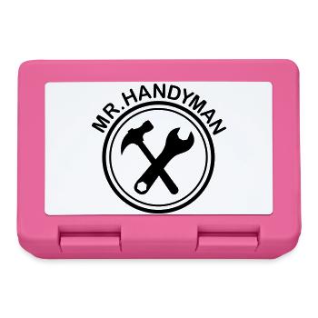 handyman - Lunchbox - pink - Front