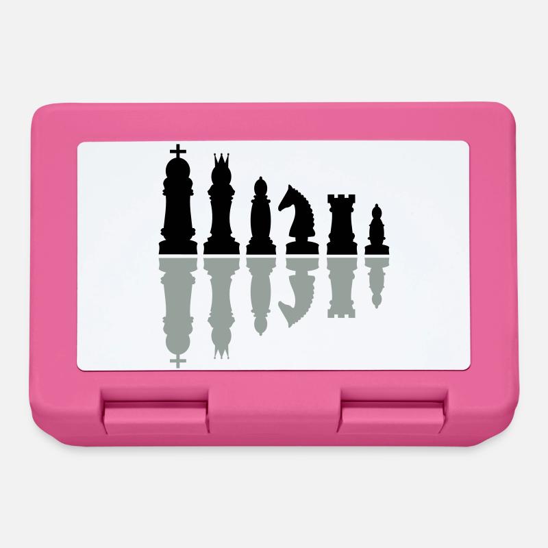 échecs - Boîte à goûter - rose