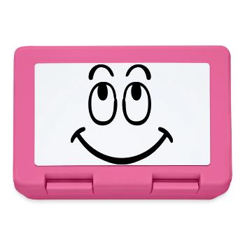 smiley - Lunchbox - pink - Front