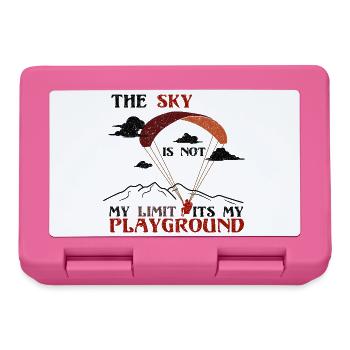 Paragliding - Design - Lunchbox - pink - Front